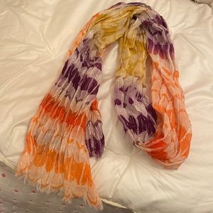 Colorful light scarf